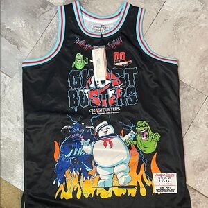 Ghostbusters Black Graphic Jersey Tank Top